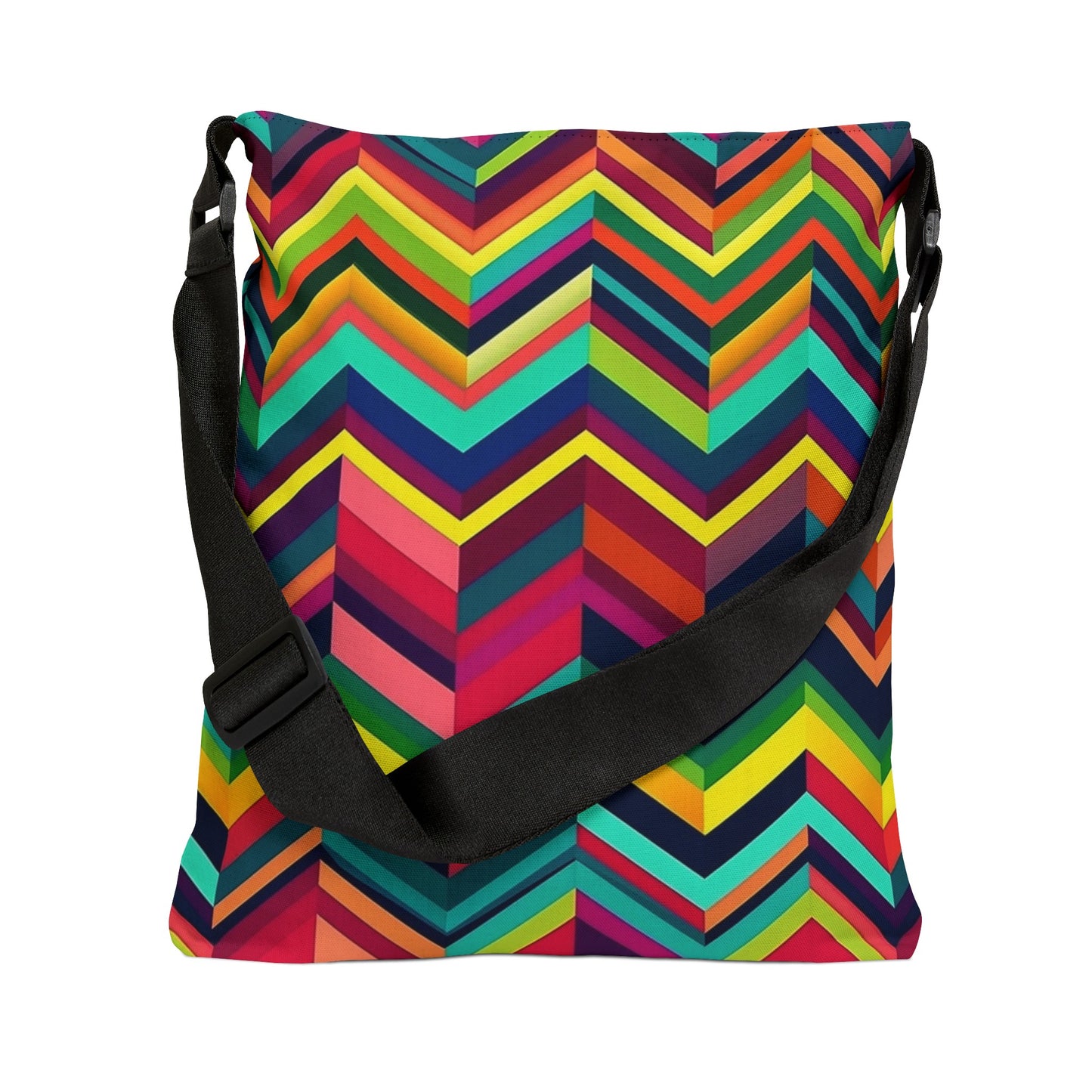 Super Bright Chevron Pattern - Tote Bag