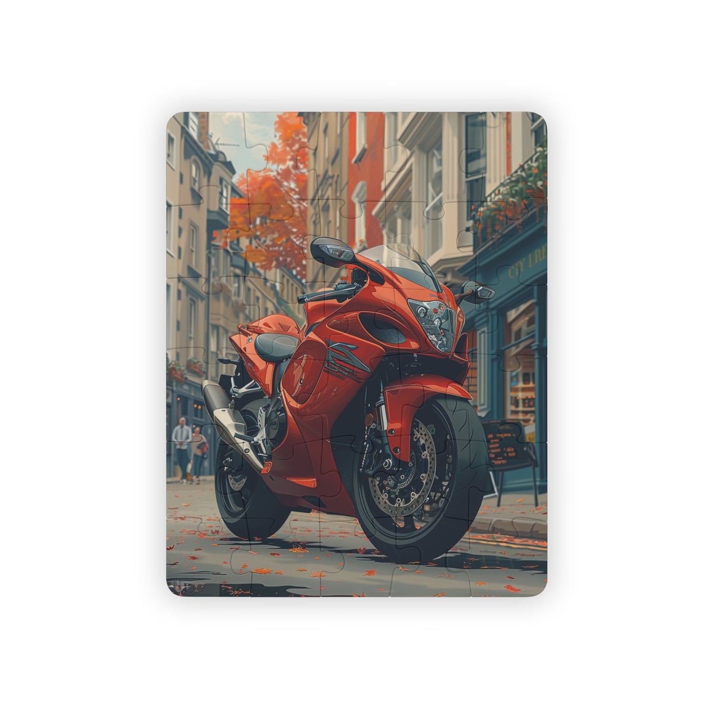 Red Motorbike - 30-Piece Kids Jigsaw Puzzle