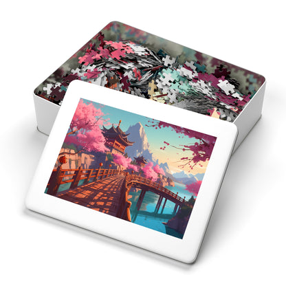 Blossoms over Tranquil Waters - 2000-Piece Jigsaw Puzzle
