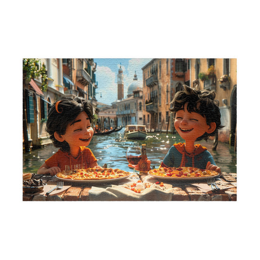 Lunch In Venice - 1014-Piece Jigsaw Puzzle