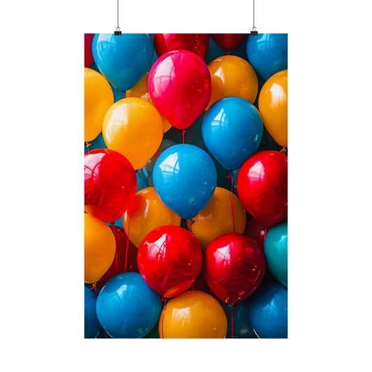 Colorful Balloons - Physical Print Stunning Premium Poster