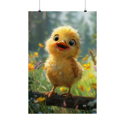 Cherry The Chicken  - Physical Print Stunning Premium Poster