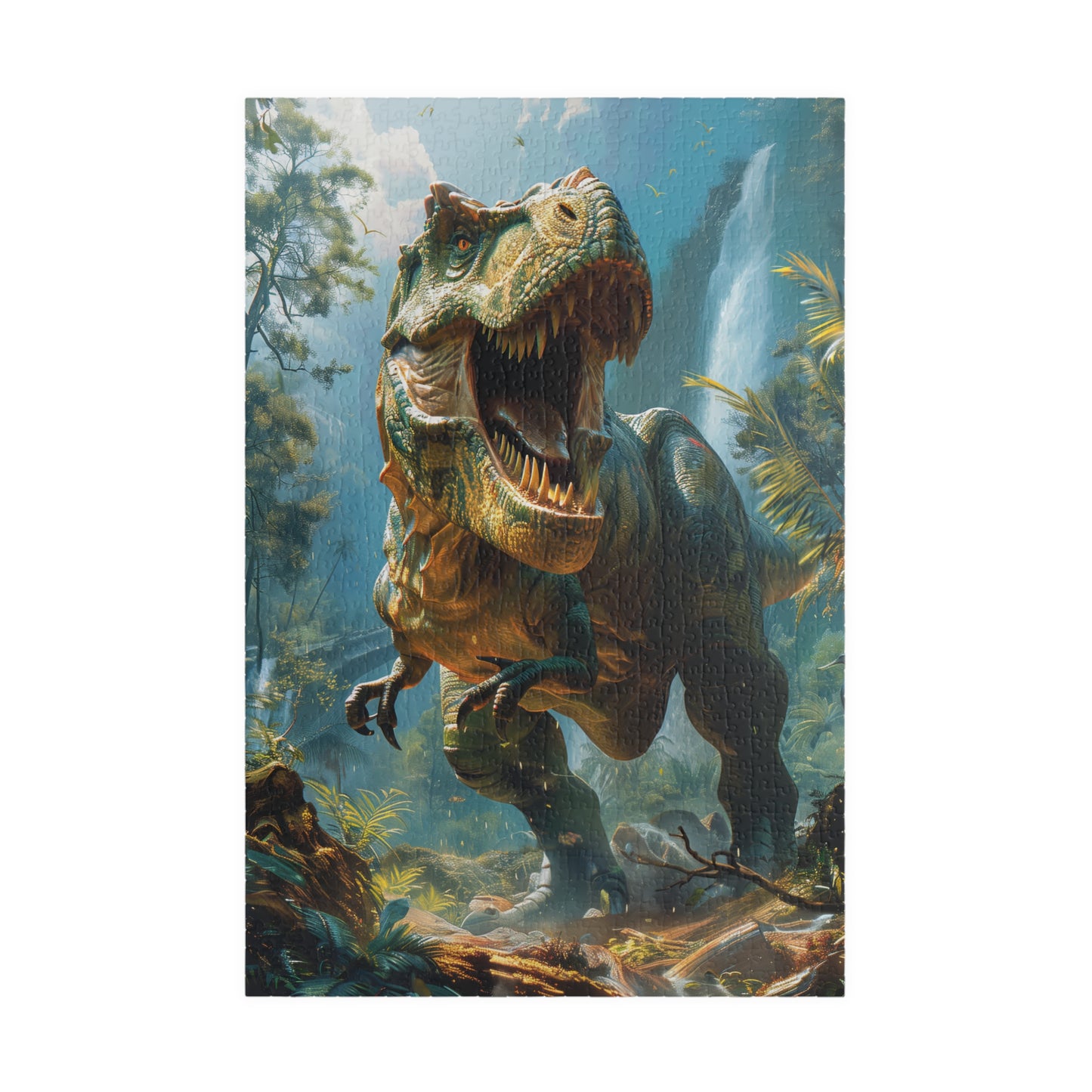 Dinosaur Trex Charging - 1014-Piece Jigsaw Puzzle