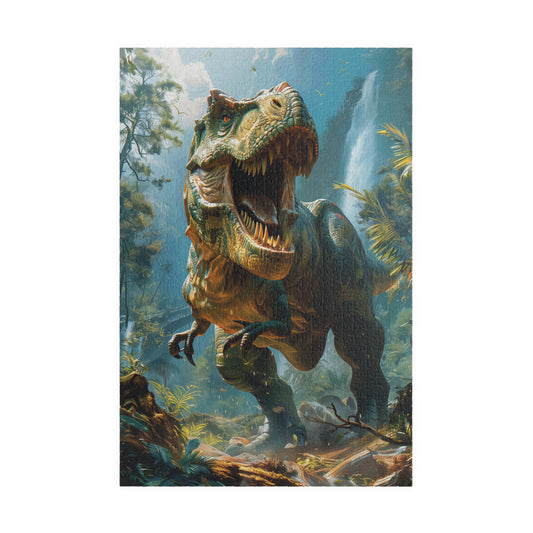 Dinosaur Trex Charging - 1014-Piece Jigsaw Puzzle