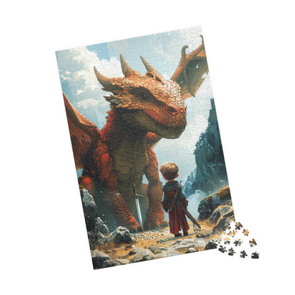 The Prince & Dragon - 1014-Piece Jigsaw Puzzle