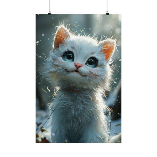 Cate The Cat - Physical Print Stunning Premium Poster