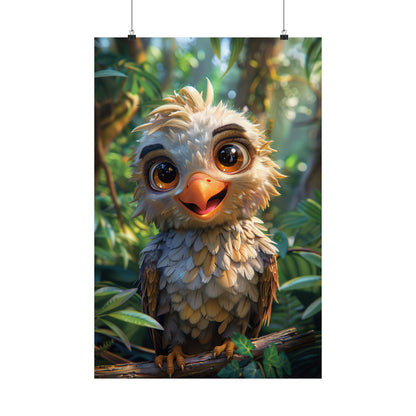 Earl The Baby Eagle - Physical Print Stunning Premium Poster