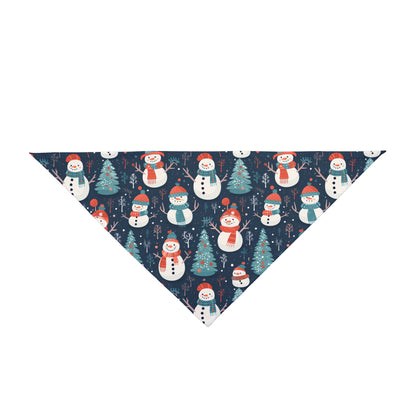 Snow Man - Tie Up Pet Bandana