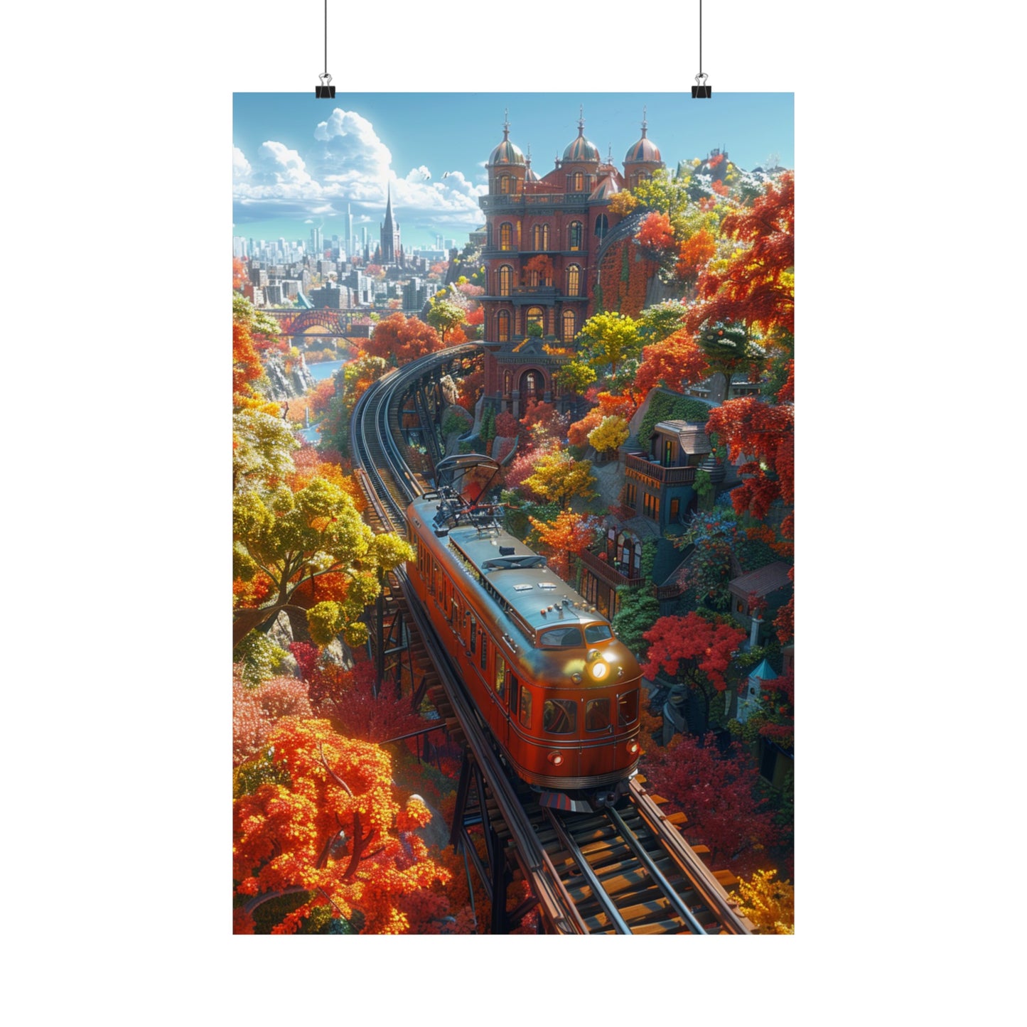 Train City - Physical Print Stunning Premium Poster