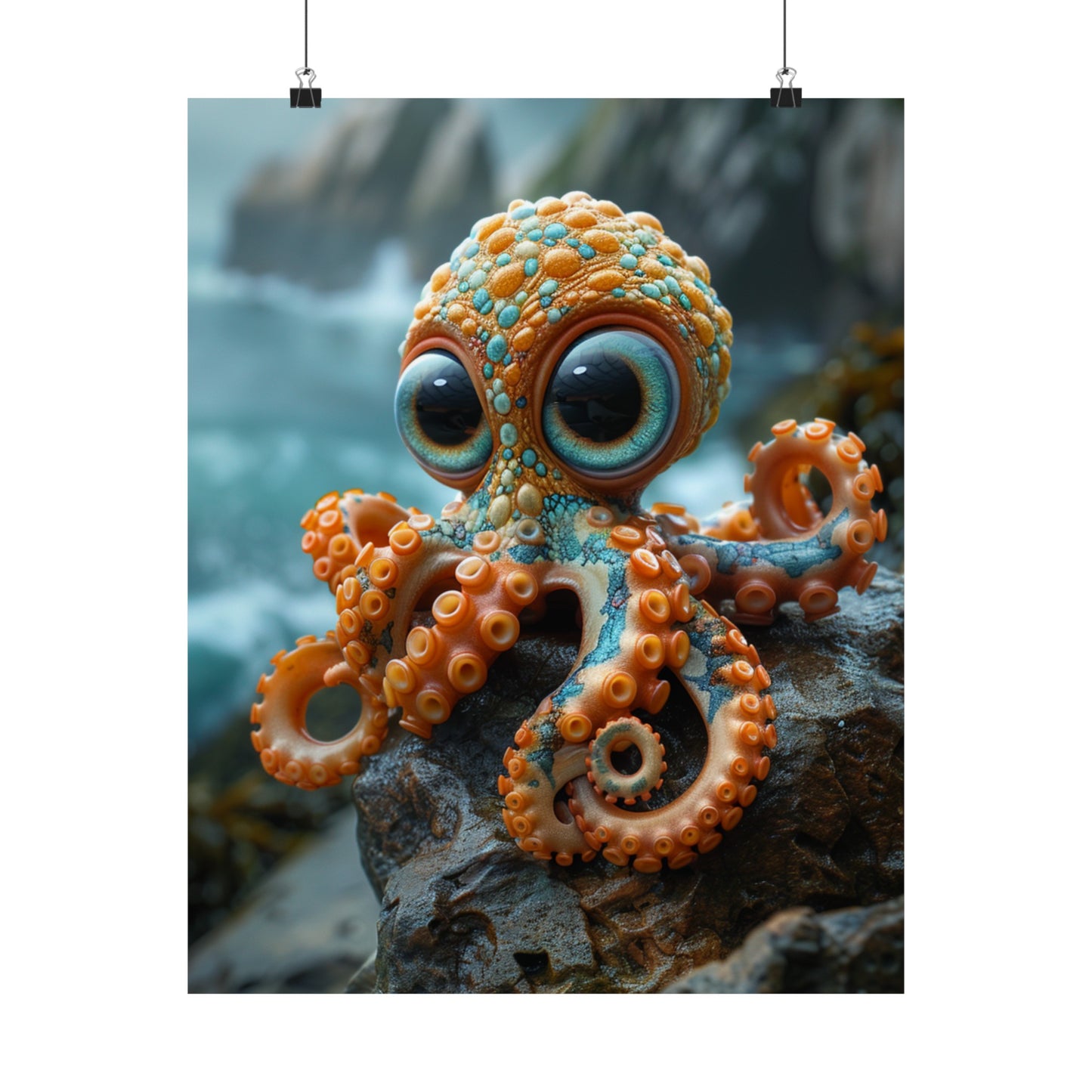 Oscar The Octopus - Physical Print Stunning Premium Poster