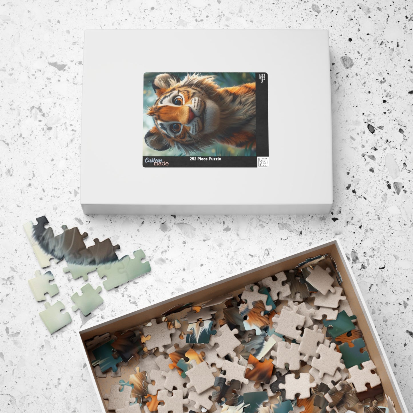 Timmy The Tiger - Premium Puzzle Available in 110, 252, or 520 Pieces for Puzzle Lovers