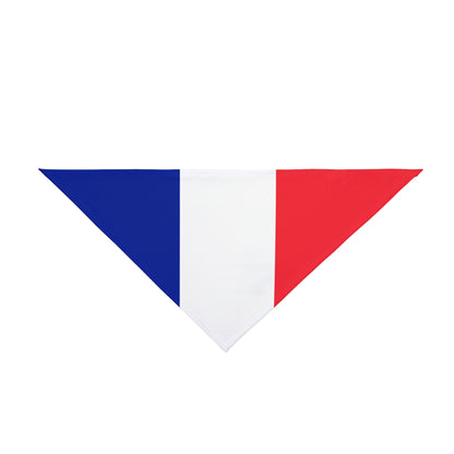 French Flag - Tie Up Pet Bandana