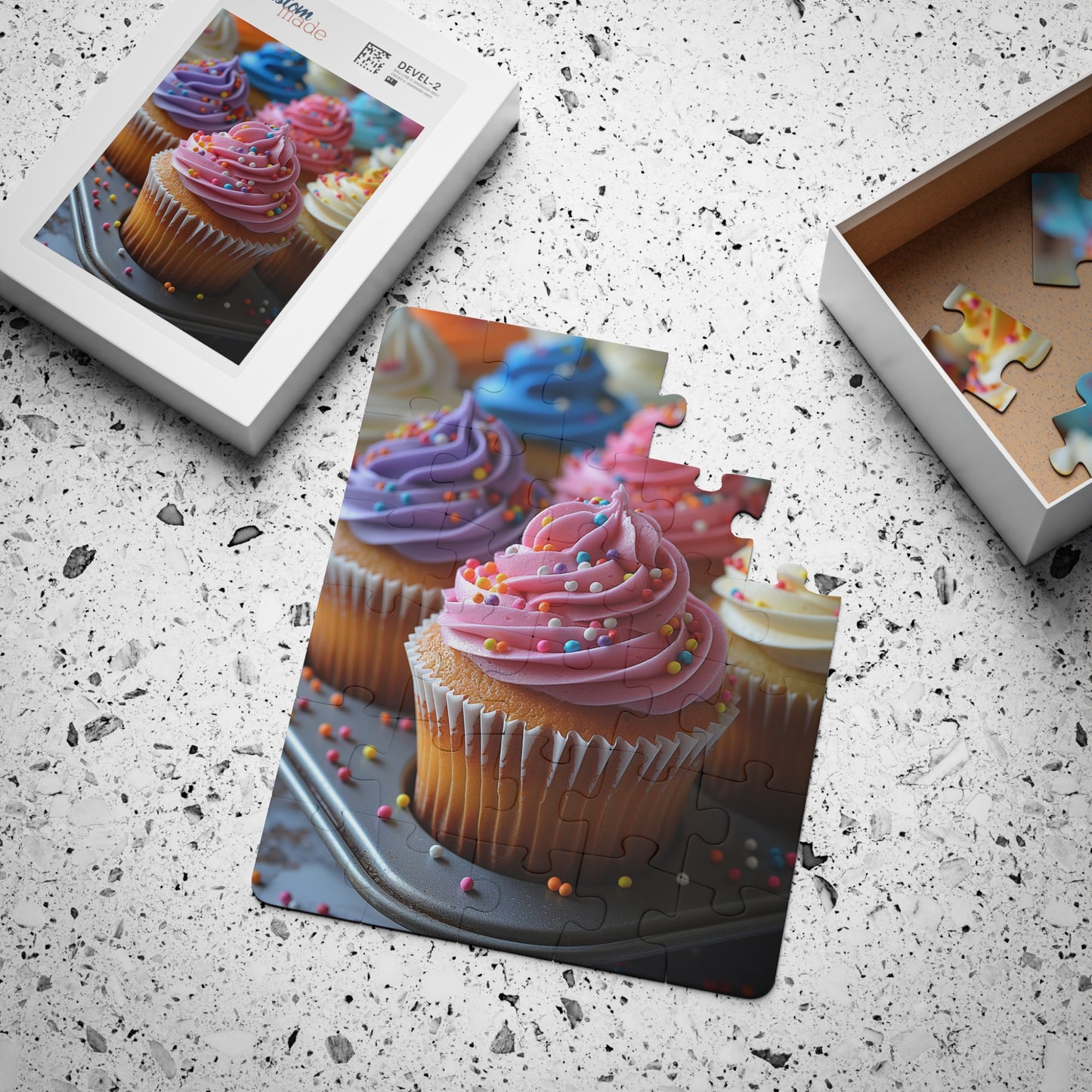 Tray of Cupcakes - 30-Piece Kids Jigsaw Puzzle