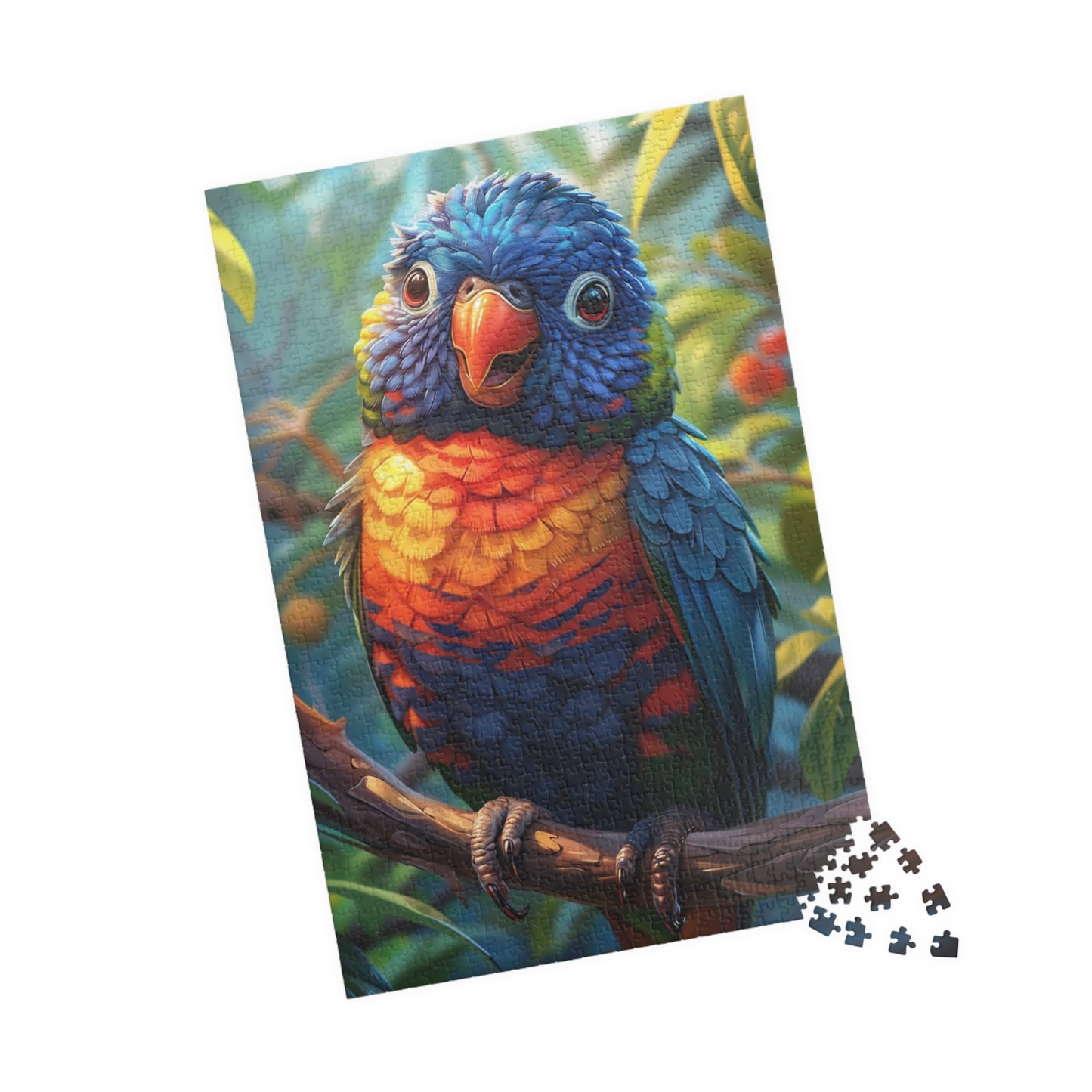 Ronny The Rainbow Lorikeet - 1014-Piece Jigsaw Puzzle