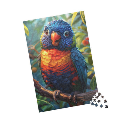 Ronny The Rainbow Lorikeet - 1014-Piece Jigsaw Puzzle