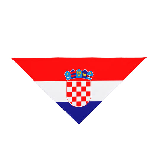 Croatia Flag - Tie Up Pet Bandana