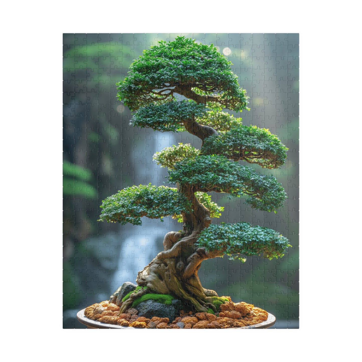 Bonsai Tree - Premium Puzzle Available in 110, 252, or 520 Pieces for Puzzle Lovers