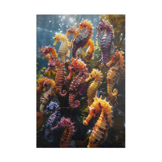 Seahorse Family - 1014-Piece Jigsaw Puzzle