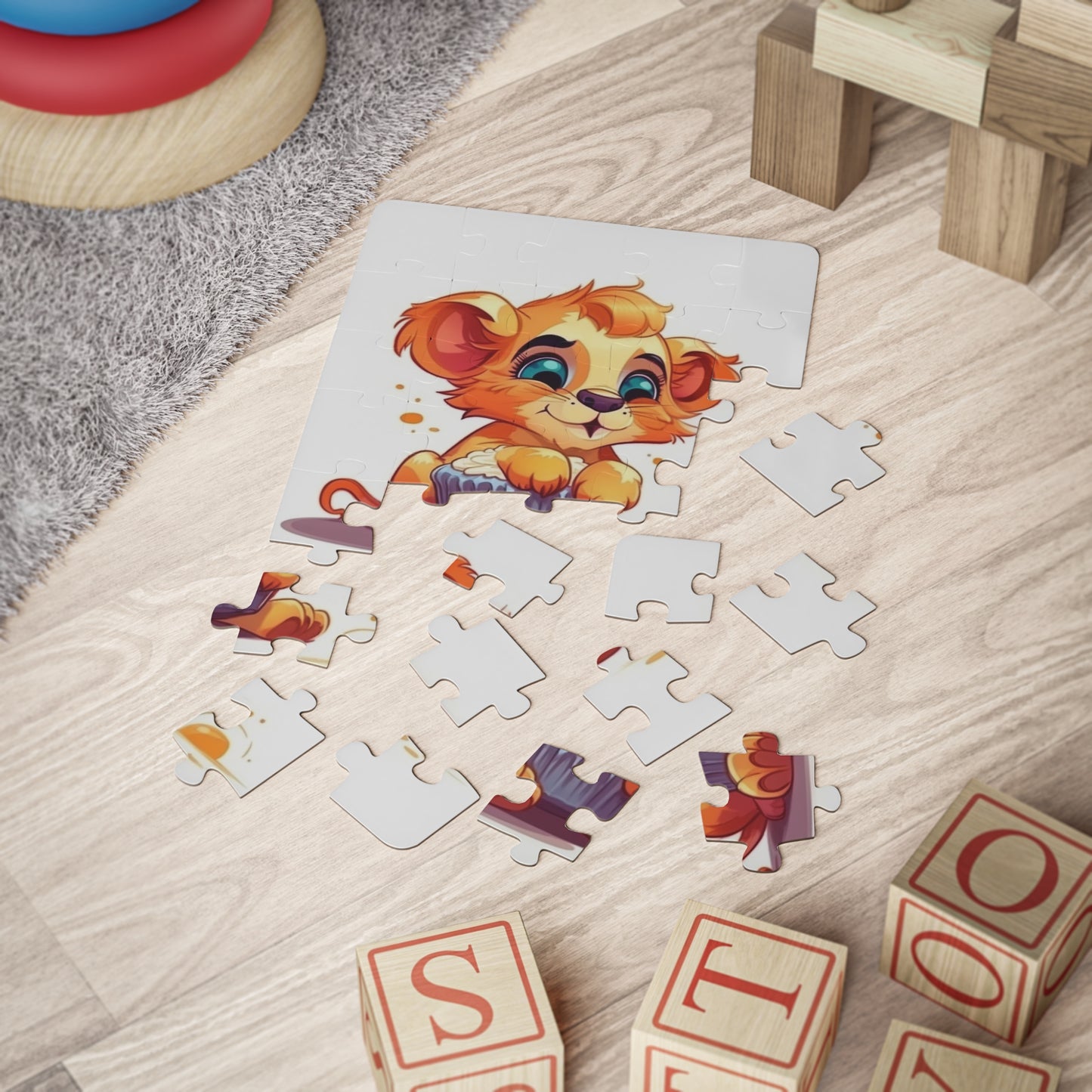 Cheeky Lion - 30-Piece Kids Jigsaw Puzzle