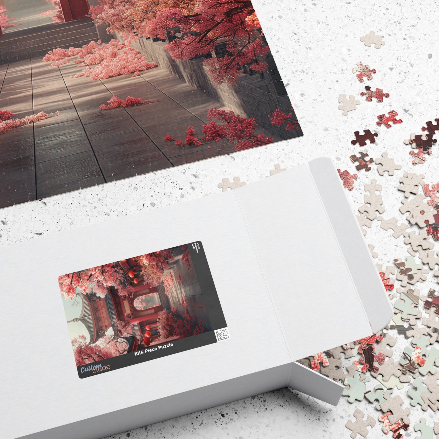 Pathway in Bloom - 1014-Piece Jigsaw Puzzle
