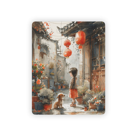 A Girl and her Dog - 30-Piece Kids Jigsaw Puzzle