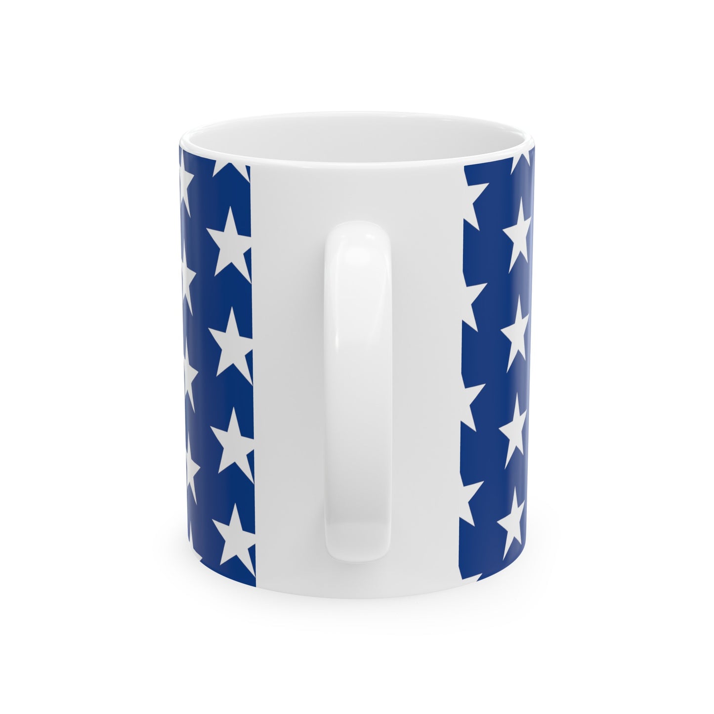 White Stars on Blue