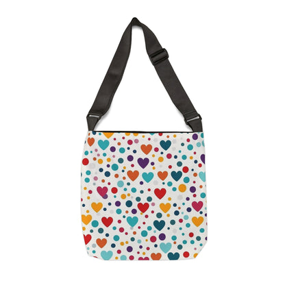 Polka Dot Hearts - Tote Bag