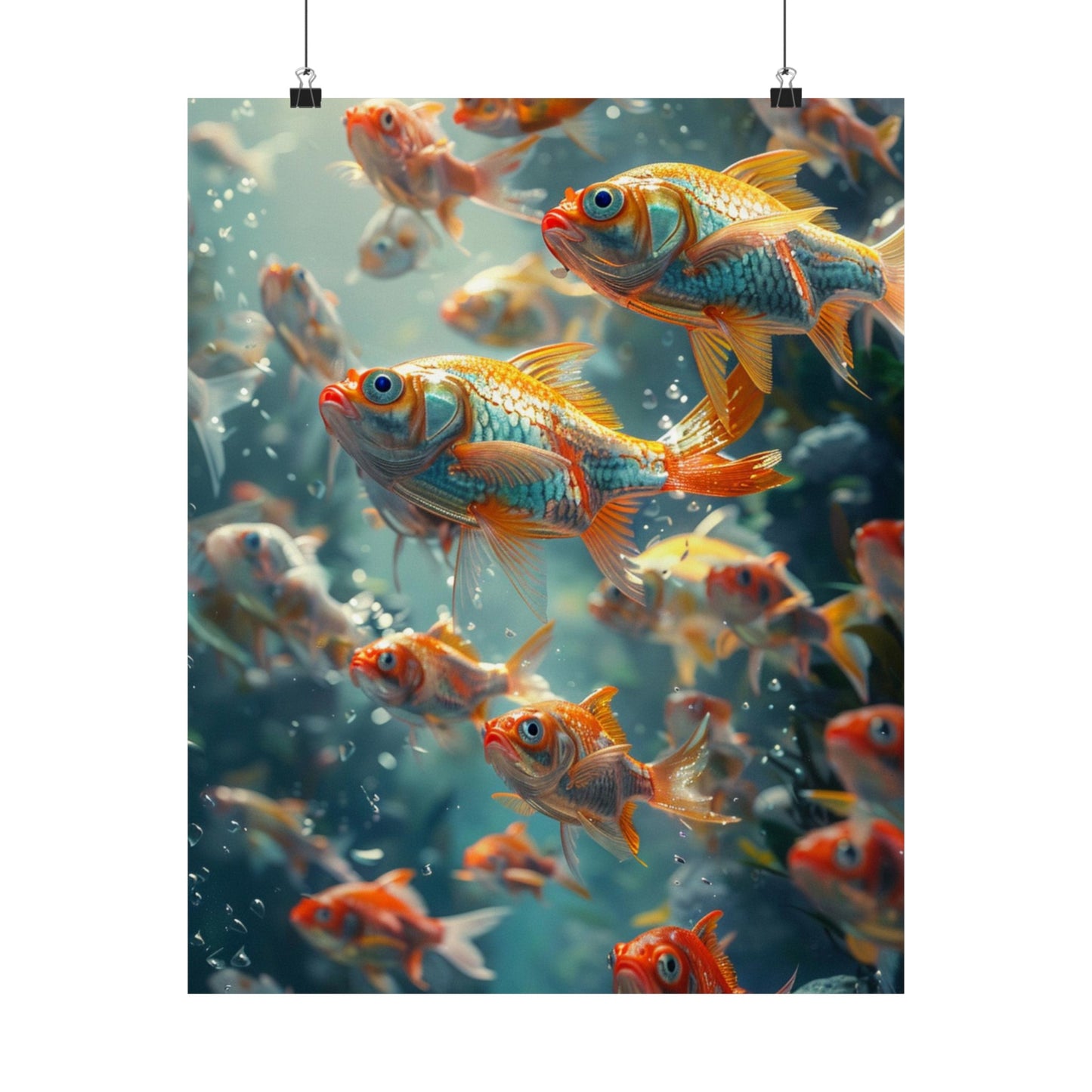 Schools of Fish - Physical Print Stunning Premium Poster