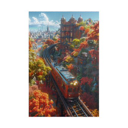 Train City - 1014-Piece Jigsaw Puzzle