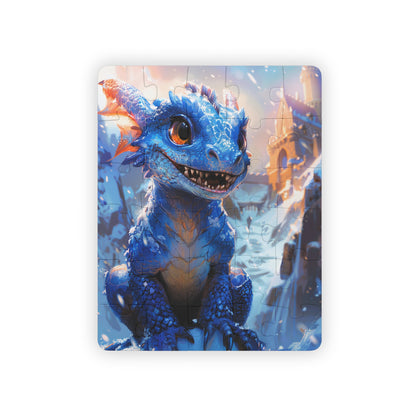 Chaos The Blue Dragon - 30-Piece Kids Jigsaw Puzzle