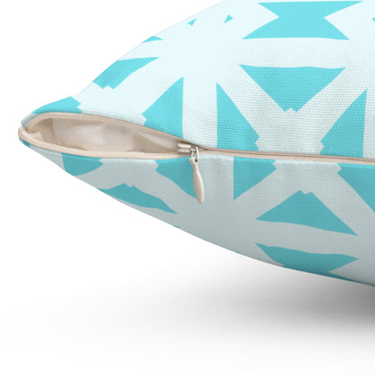 Turquoise Bold Lattice - Pillowcase & Pillow