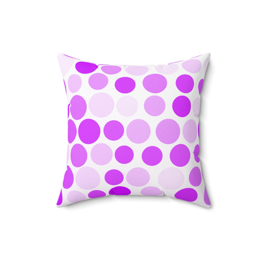 Shades of Purple Polka Dots - Pillowcase & Pillow