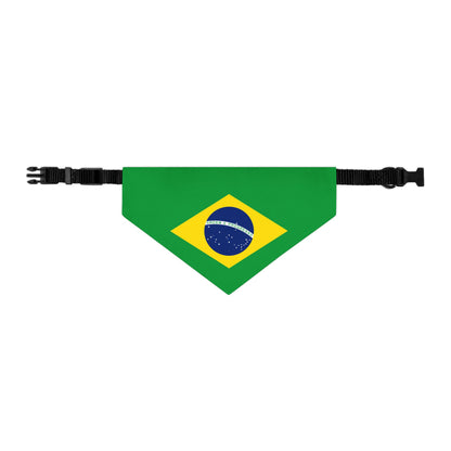 Brazil Flag - Pet Bandana Collar