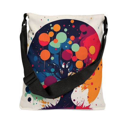 Rainbow Shapes On A Tree - Tote Bag