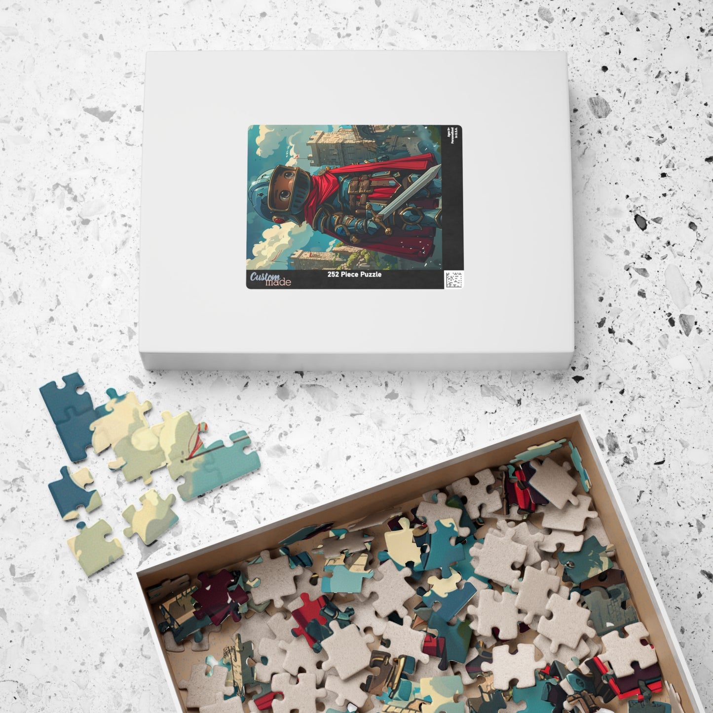 A Noble Knight - Premium Puzzle Available in 110, 252, or 520 Pieces for Puzzle Lovers