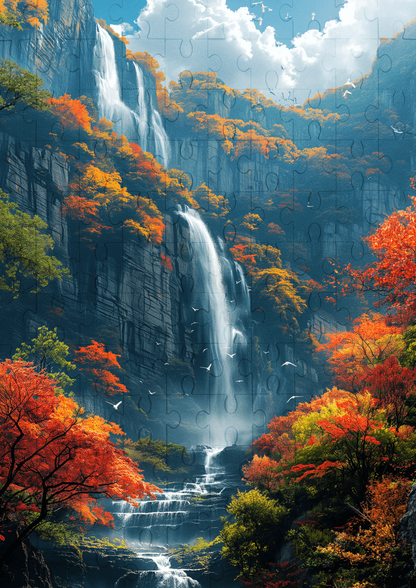A Liquid Symphony - 120-piece wooden jigsaw puzzle