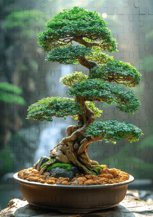 Bonzai Tree - 120-piece wooden jigsaw puzzle