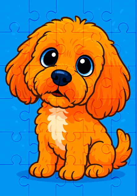 Cavoodle - 30-Piece Wooden Jigsaw Puzzle with Optional Frame