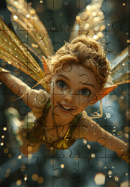 Fifi The Fairy - 30-piece wooden jigsaw puzzle with Optional Frame