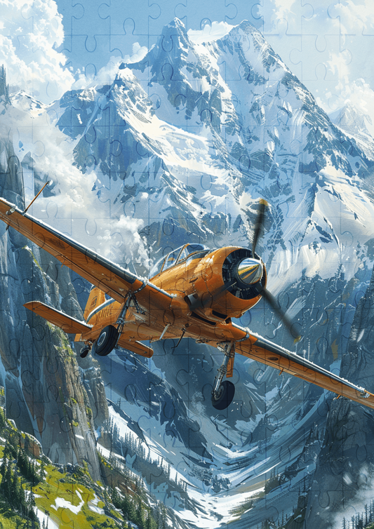 Flying Escape - 120-piece wooden jigsaw puzzle