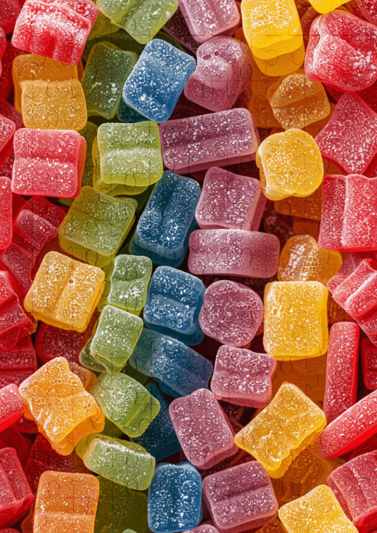 Gummy Lollies - 120-piece wooden jigsaw puzzle