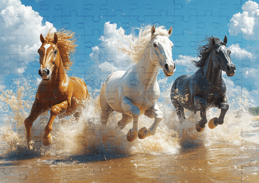 Harmony In Motion - 120-piece wooden jigsaw puzzle