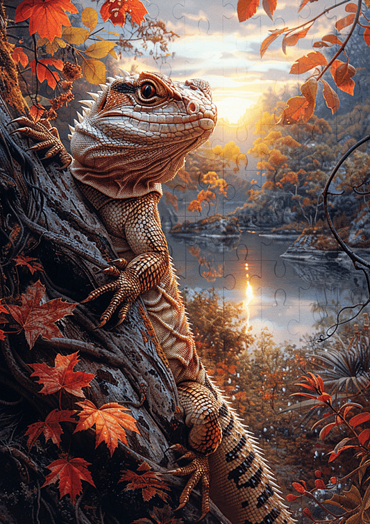 Joanna The Goanna - 120-piece wooden jigsaw puzzle