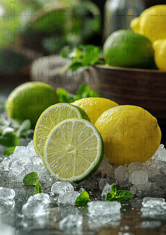 Lemons and Limes - 120-piece wooden jigsaw puzzle