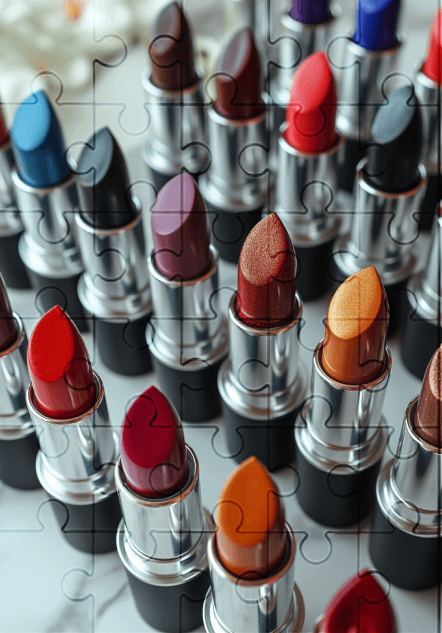 Lipstick - 30-piece wooden jigsaw puzzle with Optional Frame