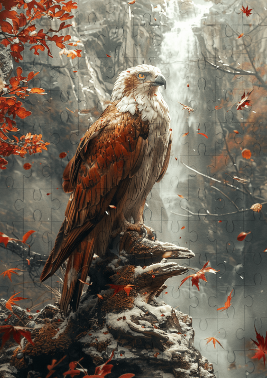 Majestic Griffin - 120-piece wooden jigsaw puzzle