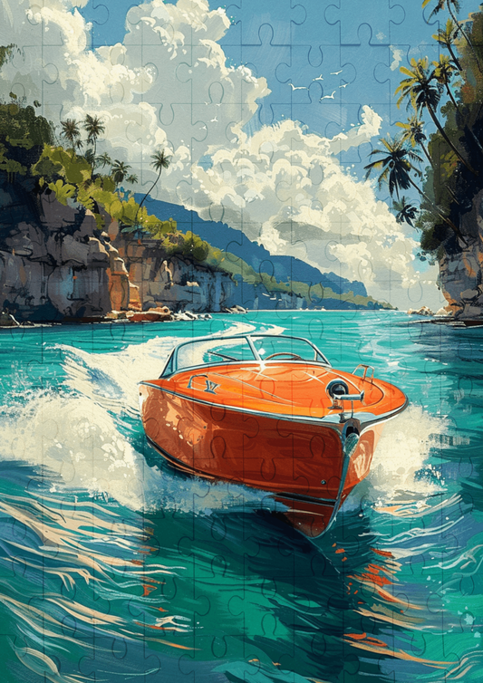Making Waves - 120-piece wooden jigsaw puzzle
