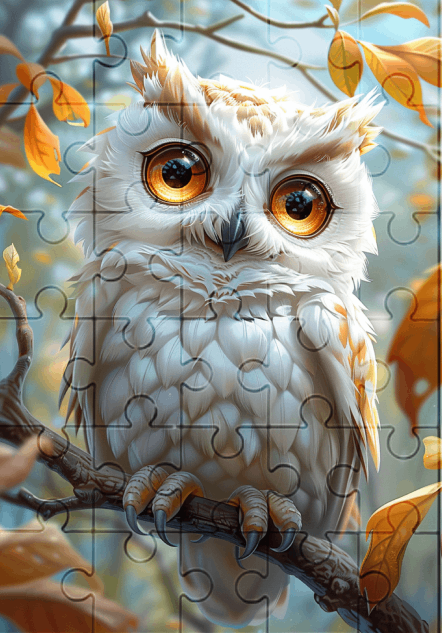 Olivia The Owl - 30-piece wooden jigsaw puzzle with Optional Frame
