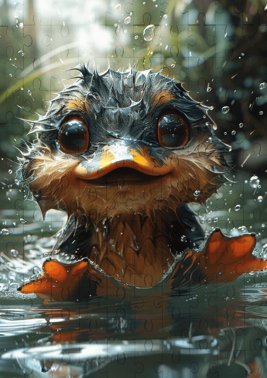 Peta The Platypus - 120-piece wooden jigsaw puzzle