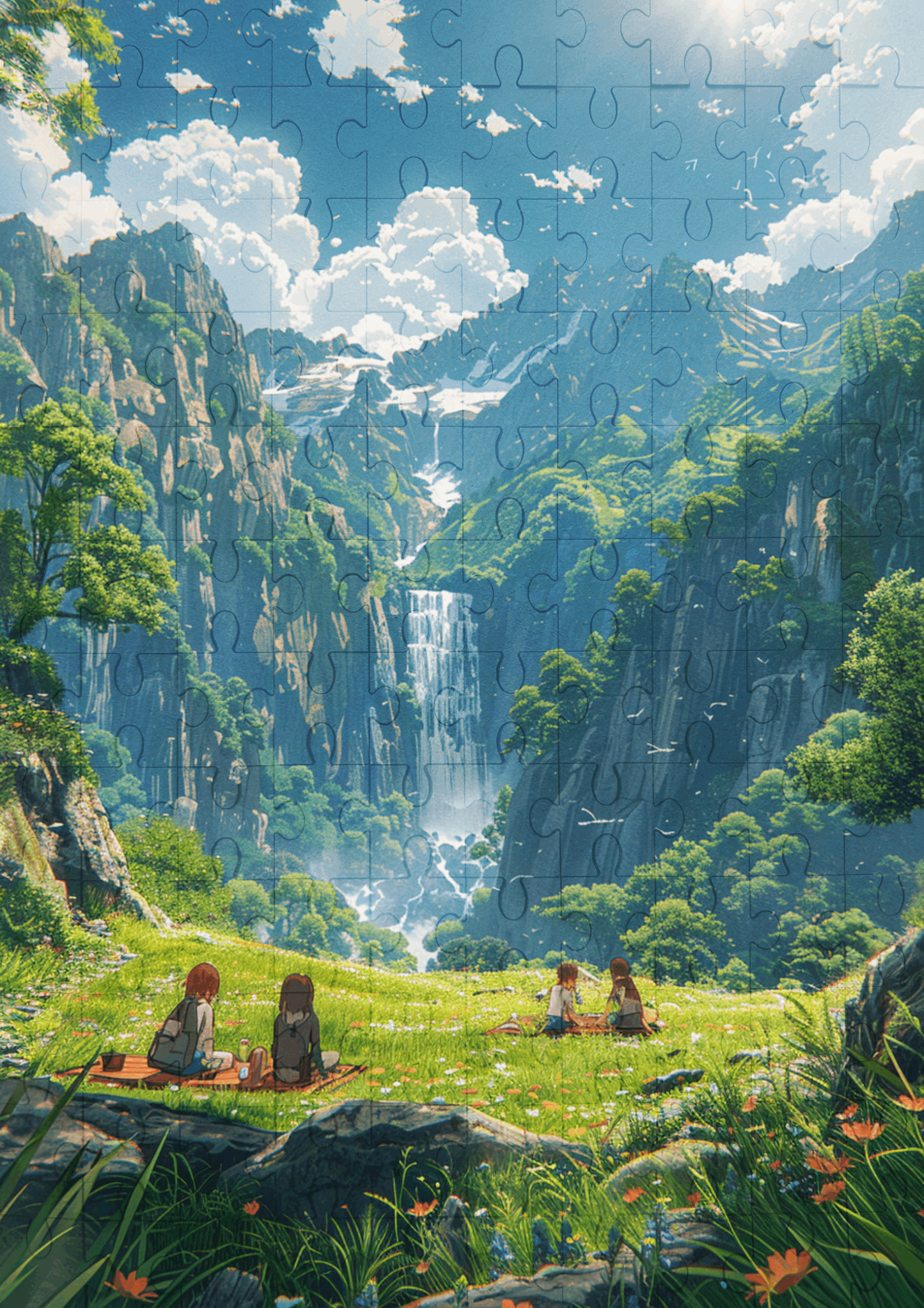 Picnic With A View - 120-piece wooden jigsaw puzzle